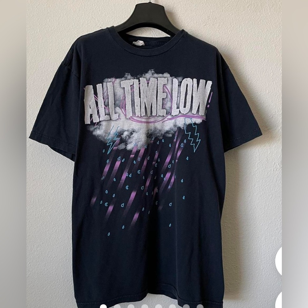 Y2K All Time Low Band Graphic T-Shirt Size XS